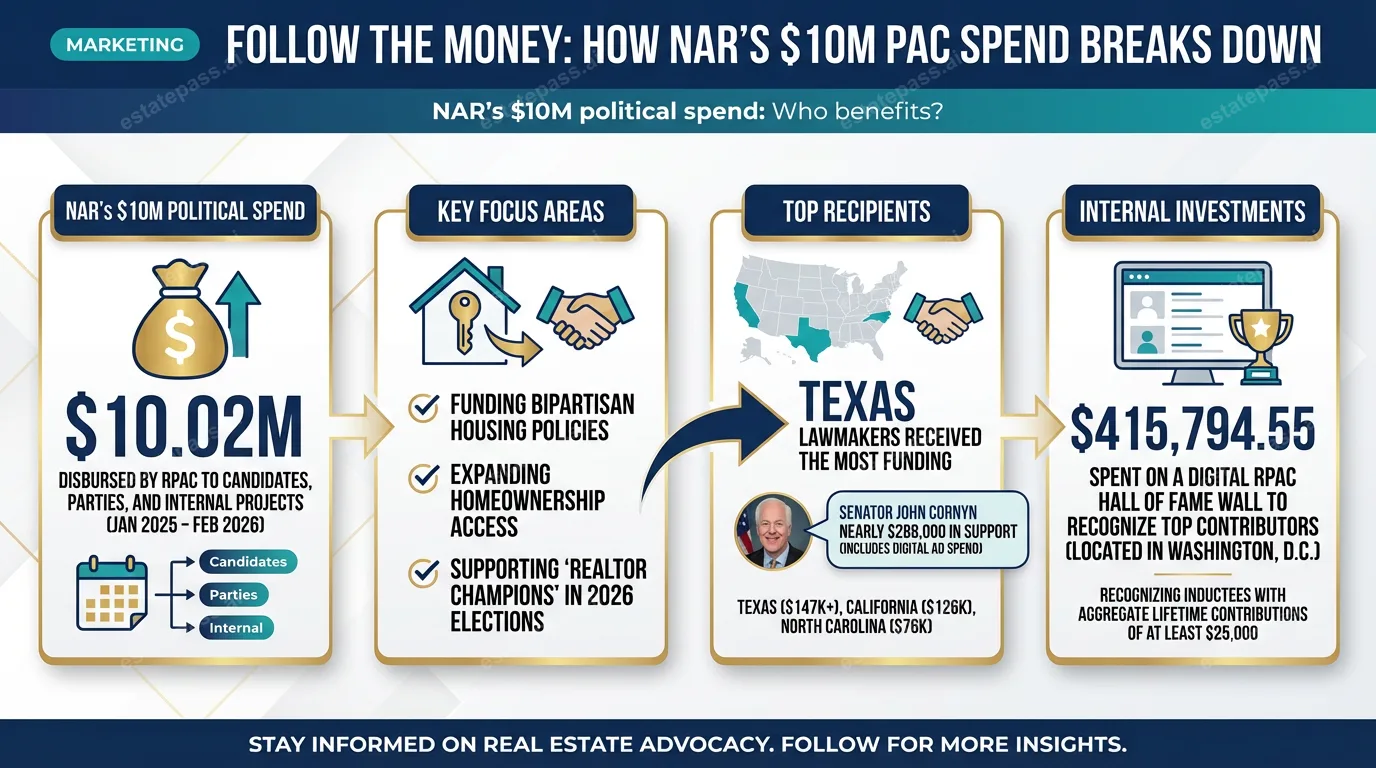 Follow the money: How NAR’s $10M PAC spend breaks down