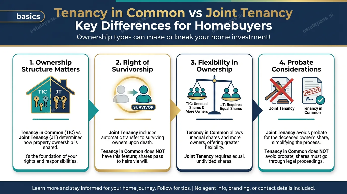Tenancy in Common vs Joint Tenancy: Key Differences for Homebuyers