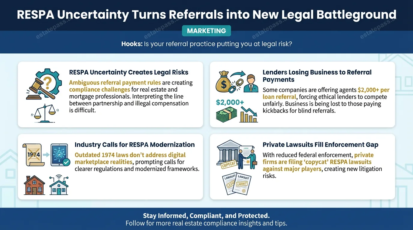 RESPA uncertainty turns referrals into new legal battleground