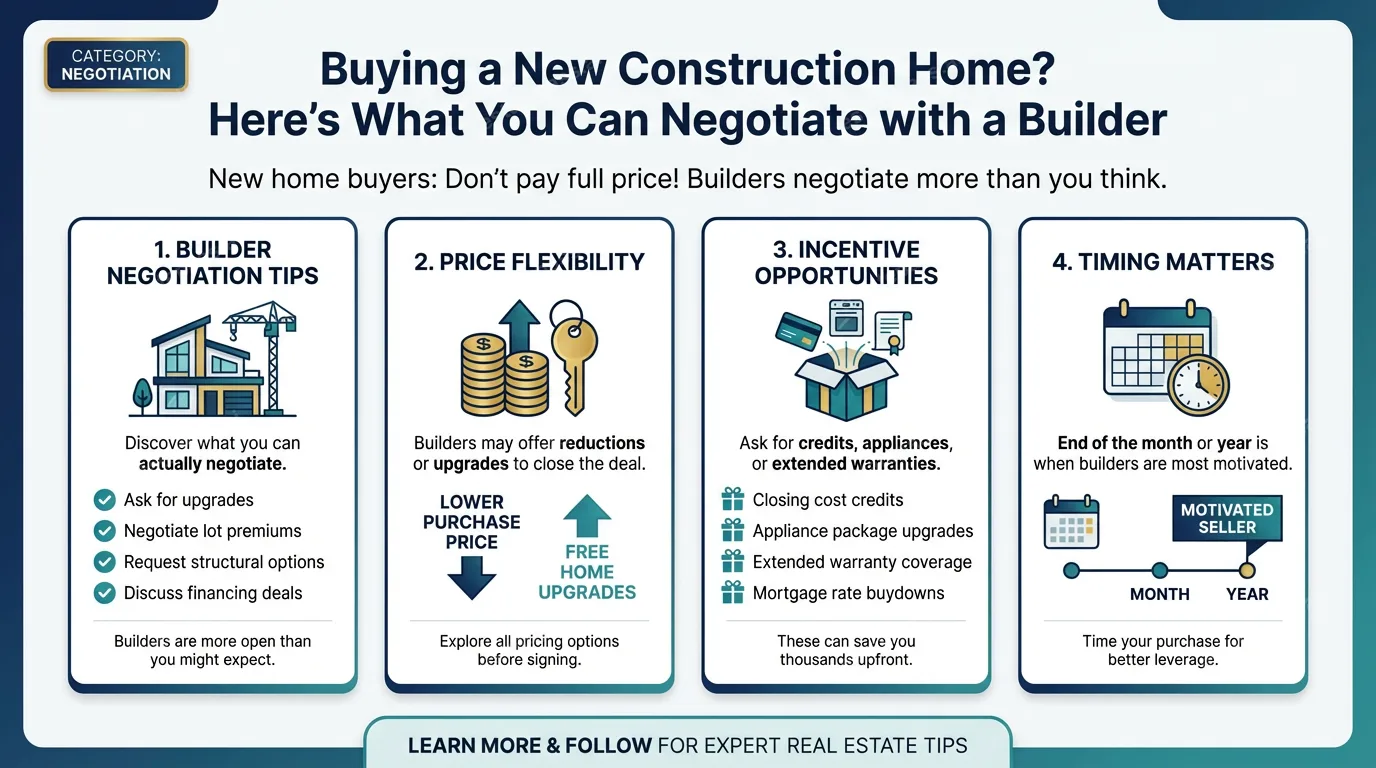 Buying a New Construction Home? Here’s What You Can Negotiate with a Builder