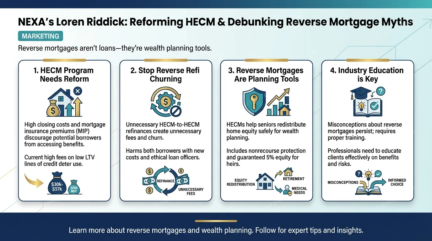 NEXA’s Loren Riddick on reverse refinance churning and debunking HECM misconceptions