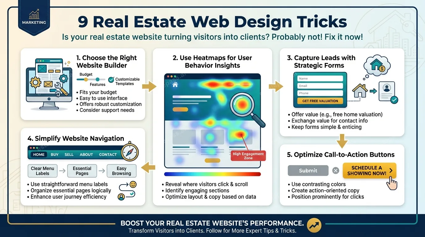 9 Real Estate Web Design Tricks