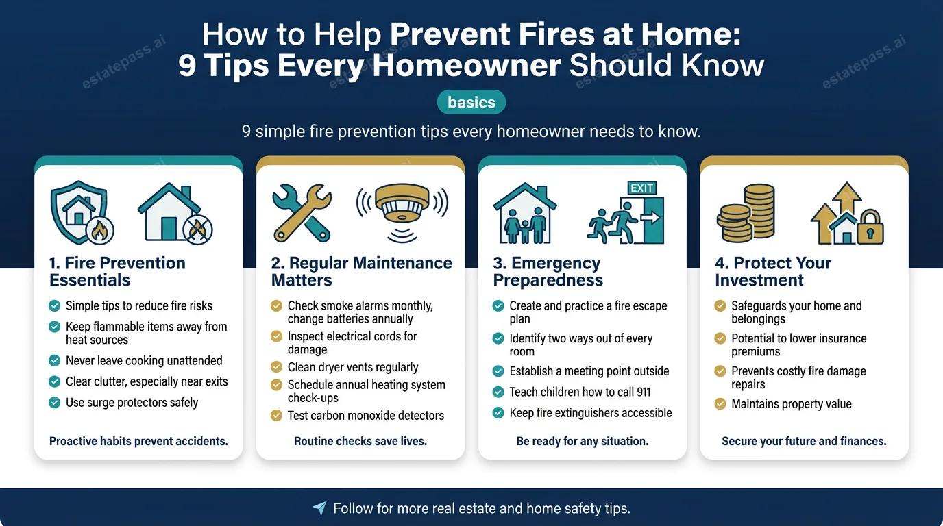 How to Help Prevent Fires at Home: 9 Tips Every Homeowner Should Know