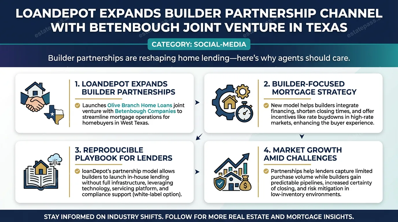 loanDepot expands builder partnership channel with Betenbough joint venture in Texas