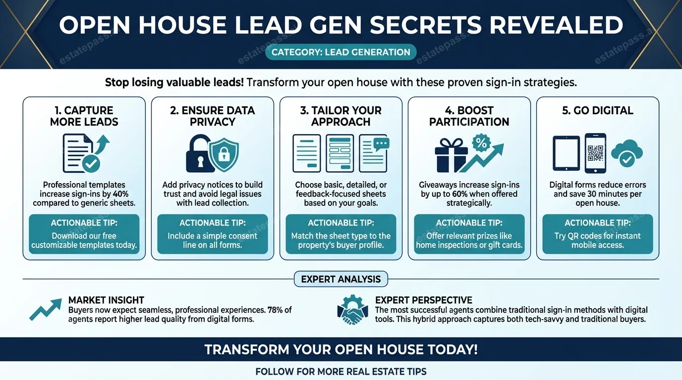 9 Free Open House Sign-in Sheets To Try This Weekend
