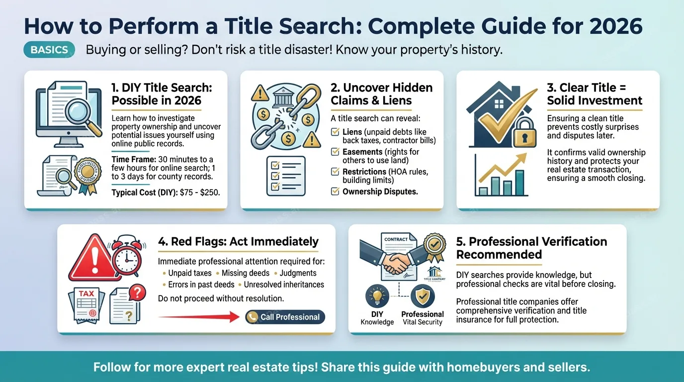 How to Perform a Title Search: Complete Guide for 2026