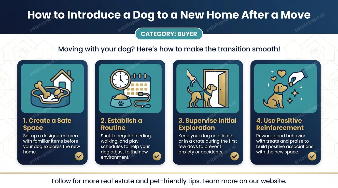 How to Introduce a Dog to a New Home After a Move