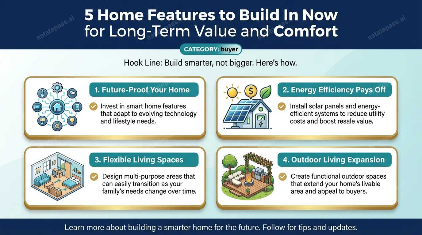5 Home Features to Build In Now for Long-Term Value and Comfort