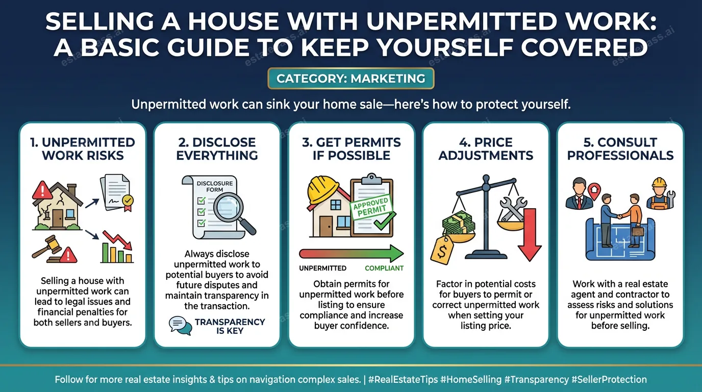 Selling a House With Unpermitted Work: A Basic Guide to Keep Yourself Covered