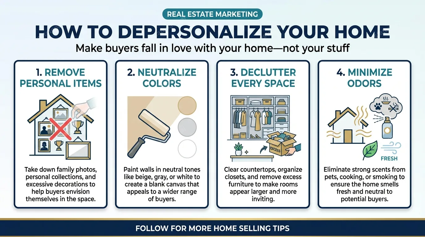 How to Depersonalize Your Home