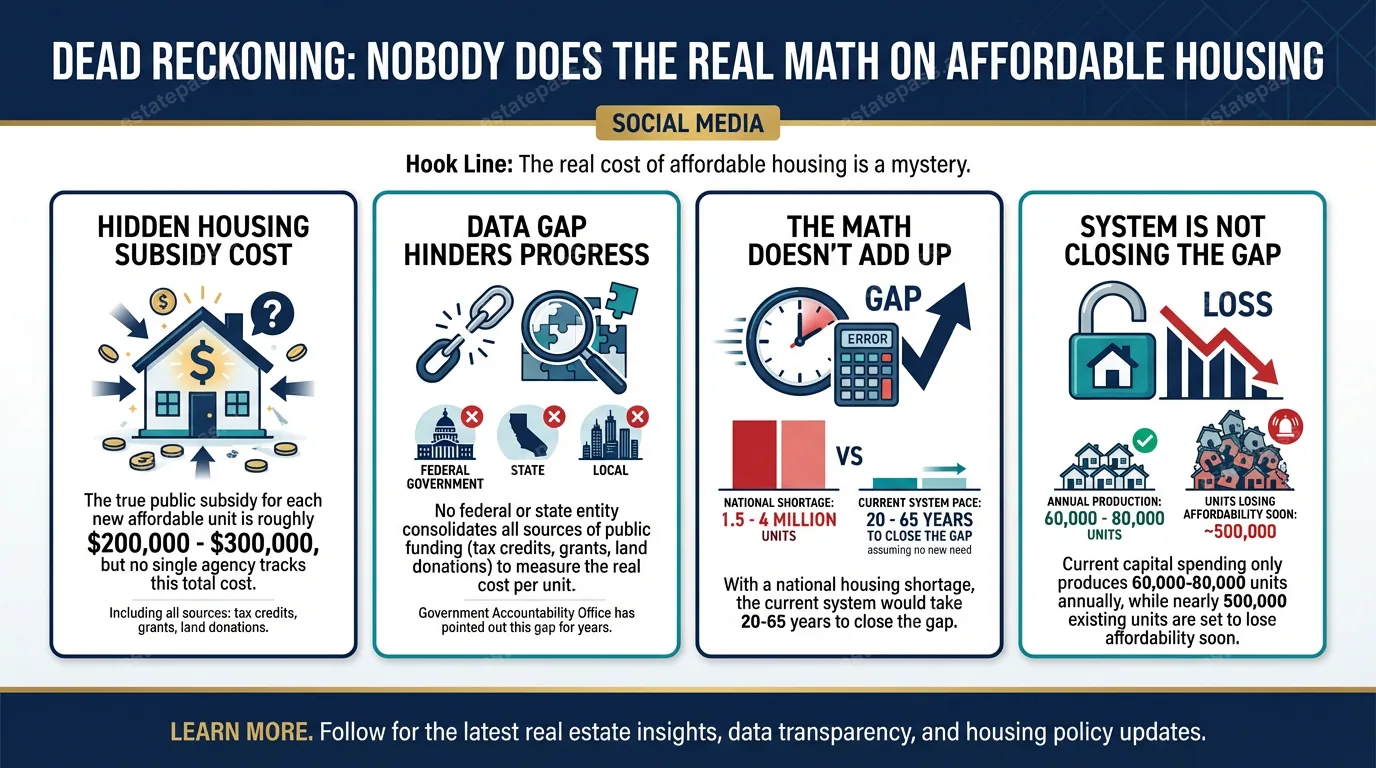 Dead reckoning: nobody does the real math on affordable housing