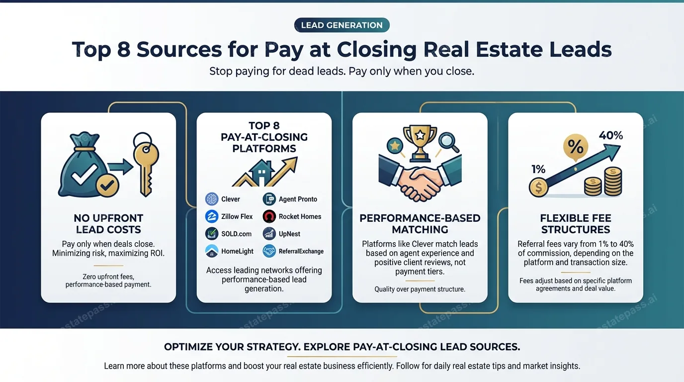 Top 8 Sources for Pay at Closing Real Estate Leads