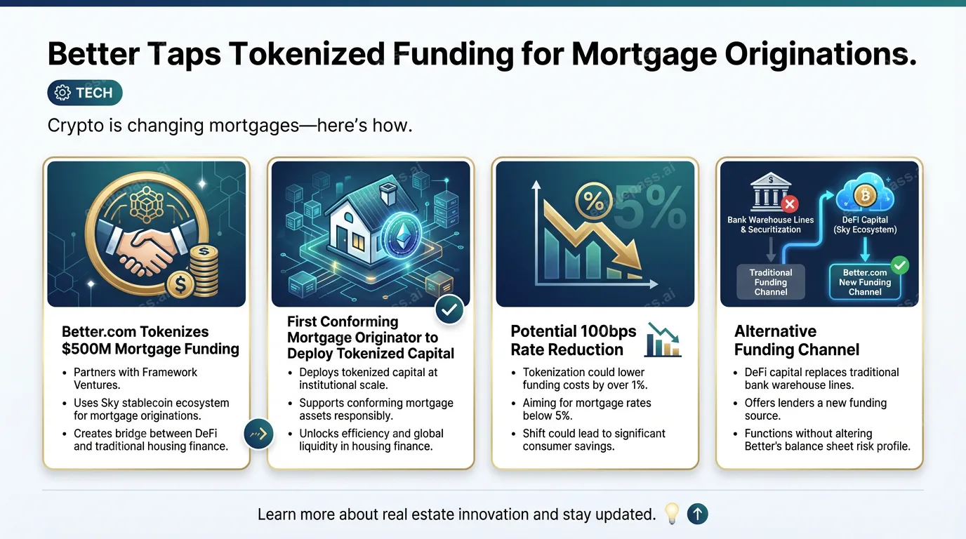 Better taps tokenized funding to mortgage originations