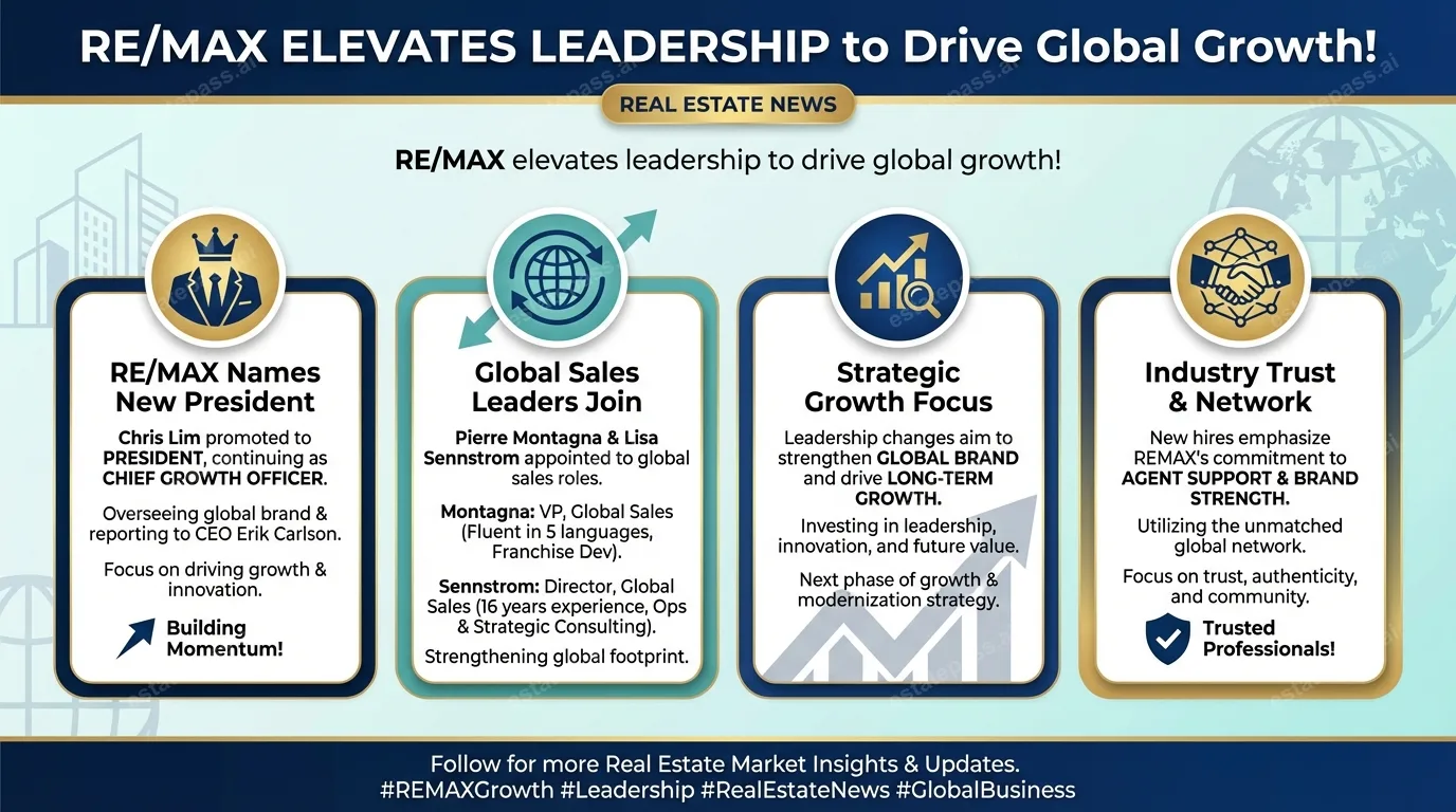 REMAX promotes Chris Lim to president, adds new global sales leaders