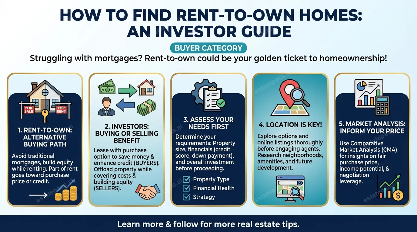 How to Find Rent-to-Own Homes: An Investor Guide