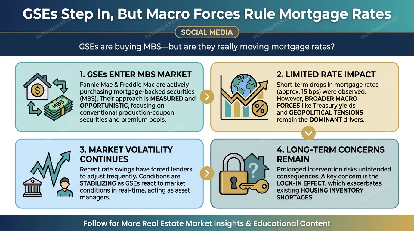 Even as GSEs step into MBS market, macro forces are controlling mortgage rates