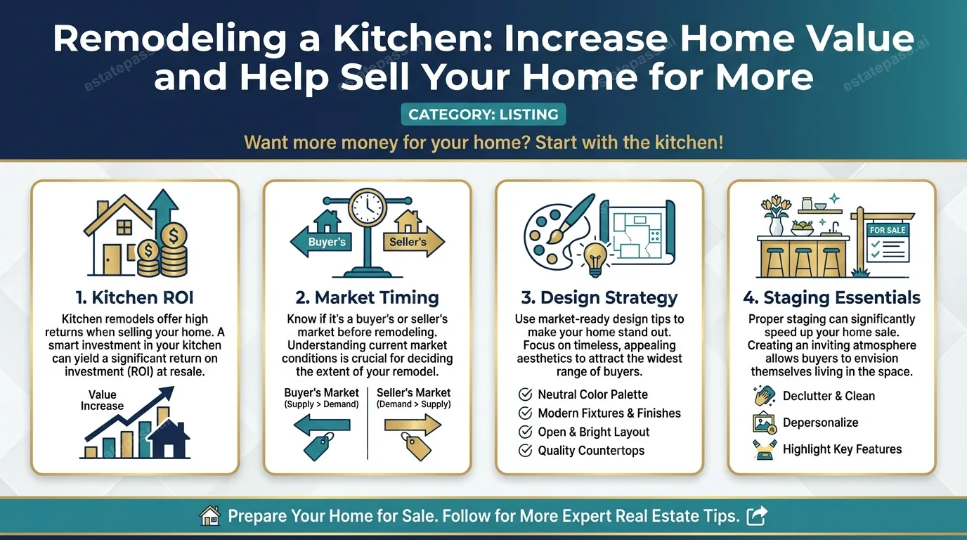 Remodeling a Kitchen: Increase Home Value and Help Sell Your Home for More