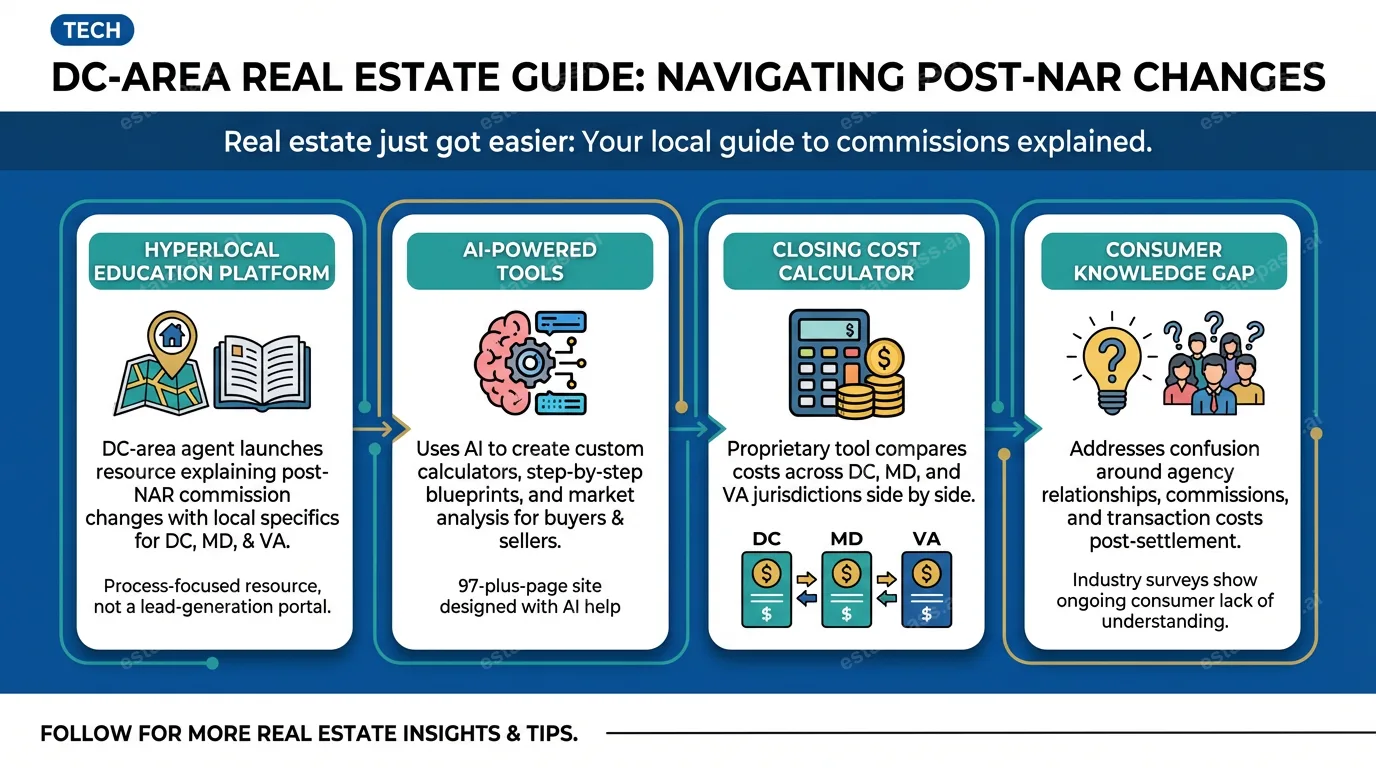 DC-area agent launches hyperlocal site to explain post-NAR commission changes