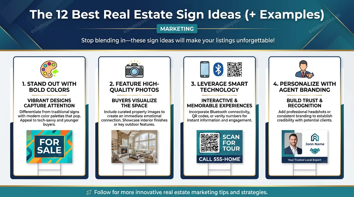 The 12 Best Real Estate Sign Ideas (+ Examples)