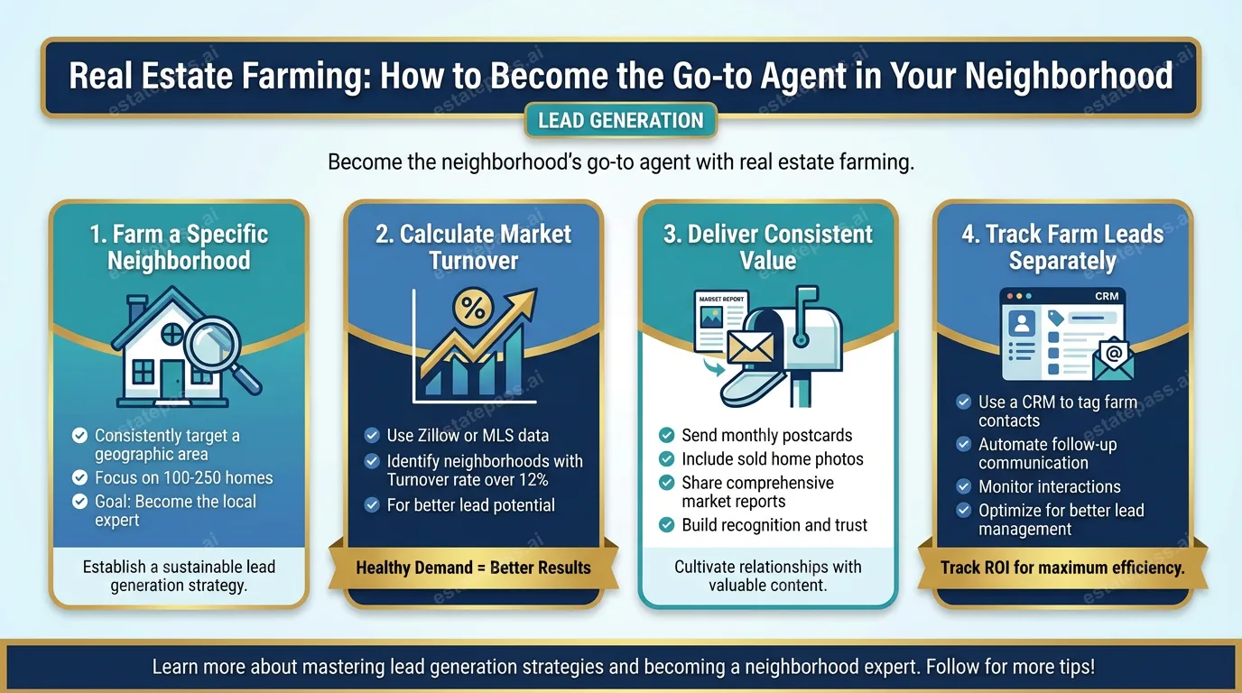 Real Estate Farming: How to Become the Go-to Agent in Your Neighborhood
