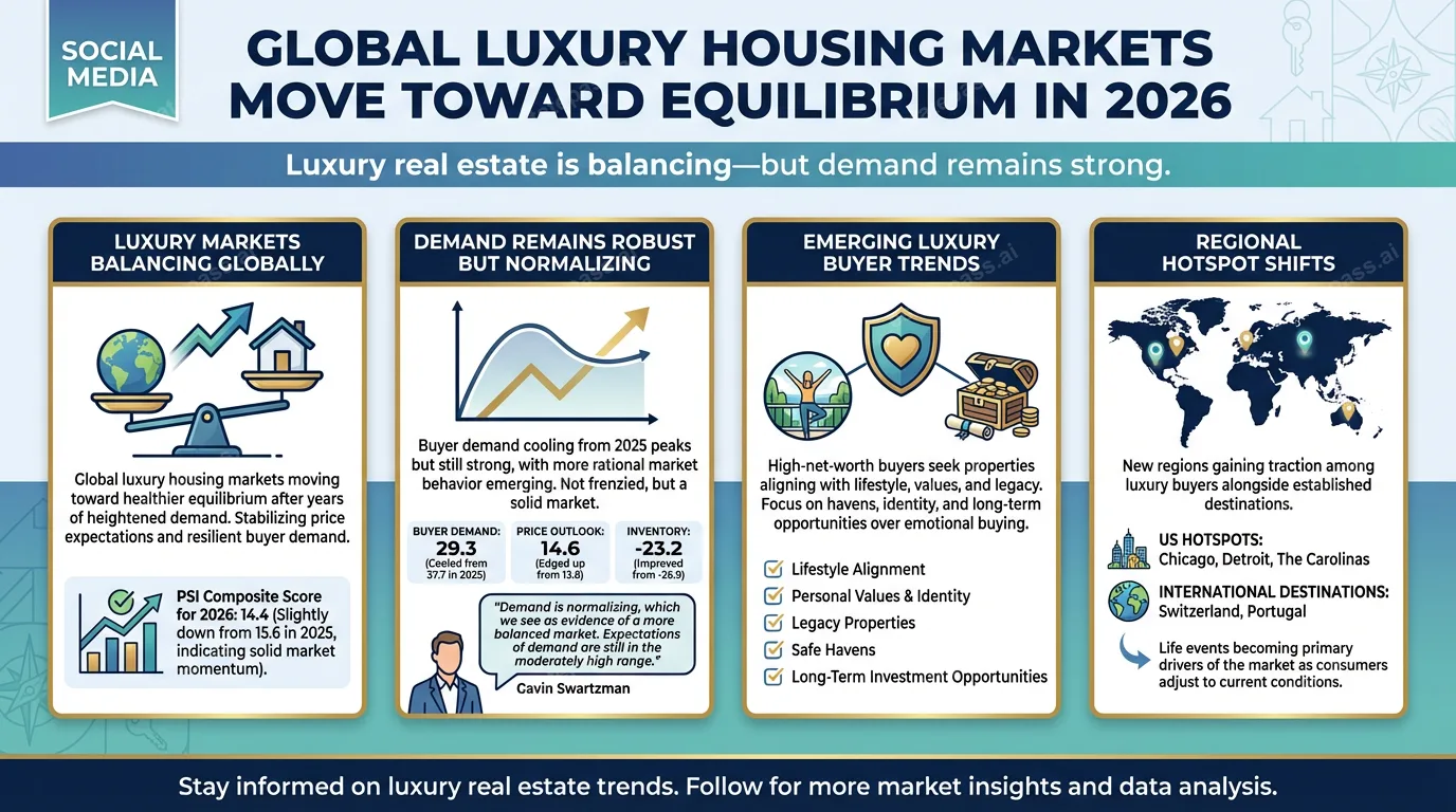 Global luxury housing markets move toward equilibrium in 2026