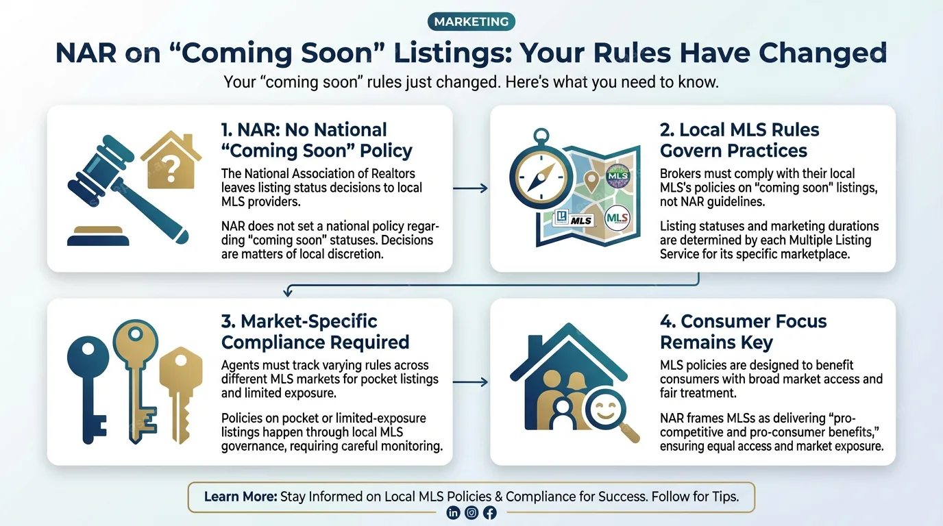 NAR speaks out on “coming soon” listings