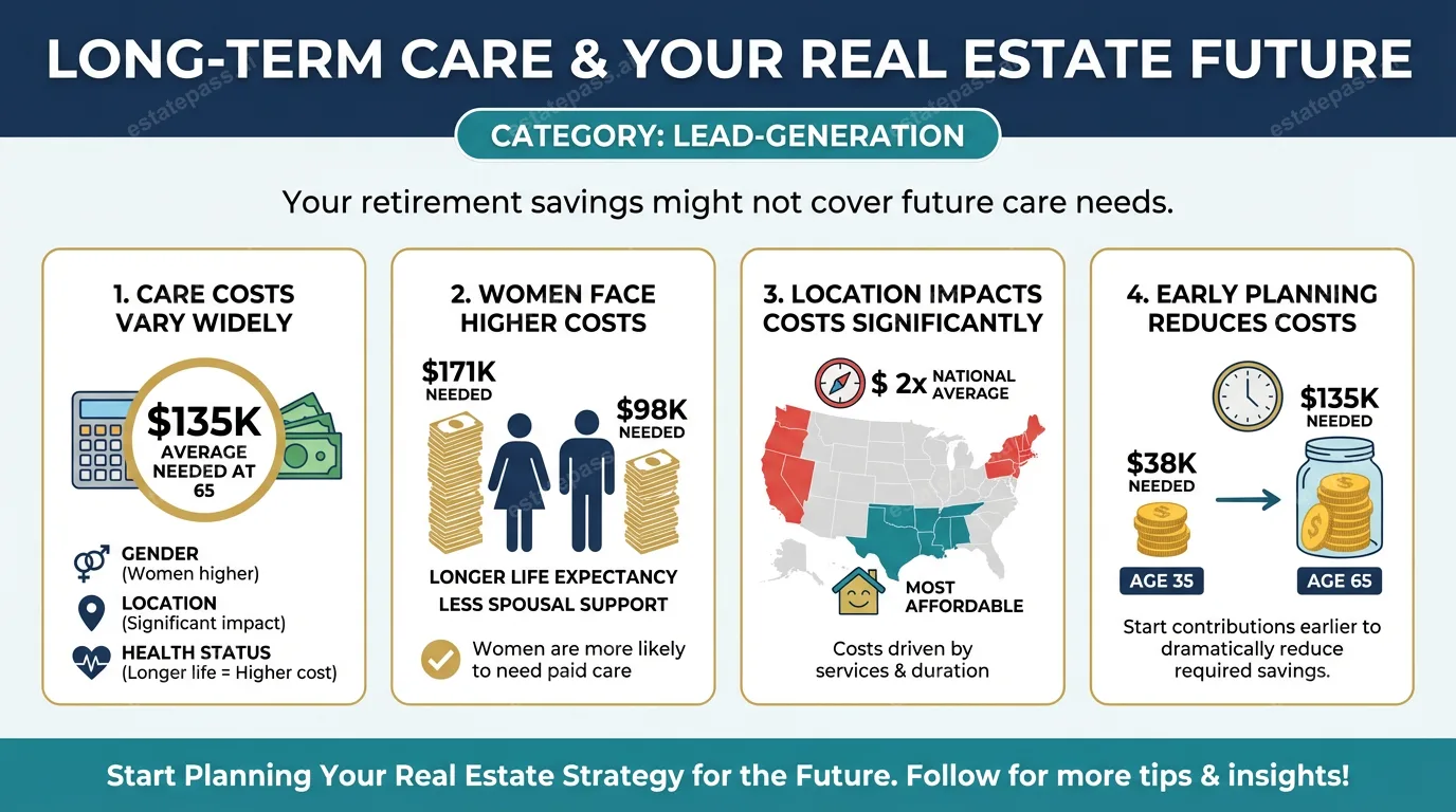 Study finds 65-year-olds need $135K for long-term care