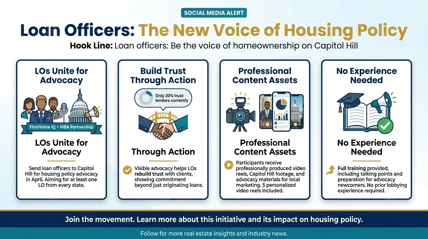 FirstHome IQ partners with MBA to boost loan officer advocacy on Capitol Hill