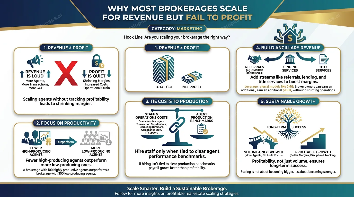 Why most brokerages scale for revenue but fail to profit