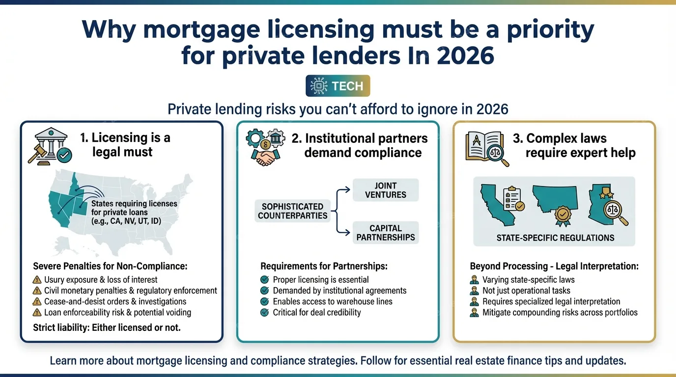 Why mortgage licensing must be a priority for private lenders In 2026