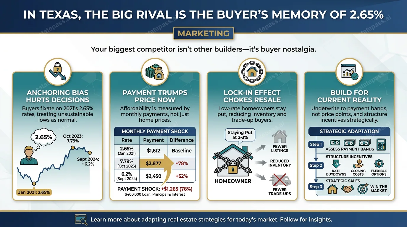 In Texas, the big rival is the buyer’s memory of 2.65%