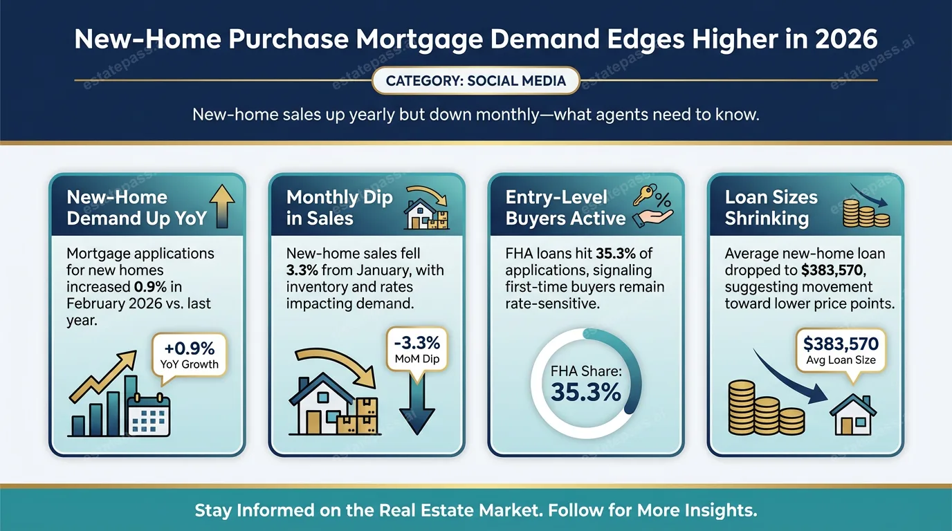 New-home purchase mortgage demand has edged slightly higher in 2026