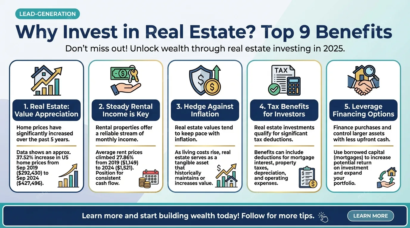 Why Invest in Real Estate? Top 9 Benefits