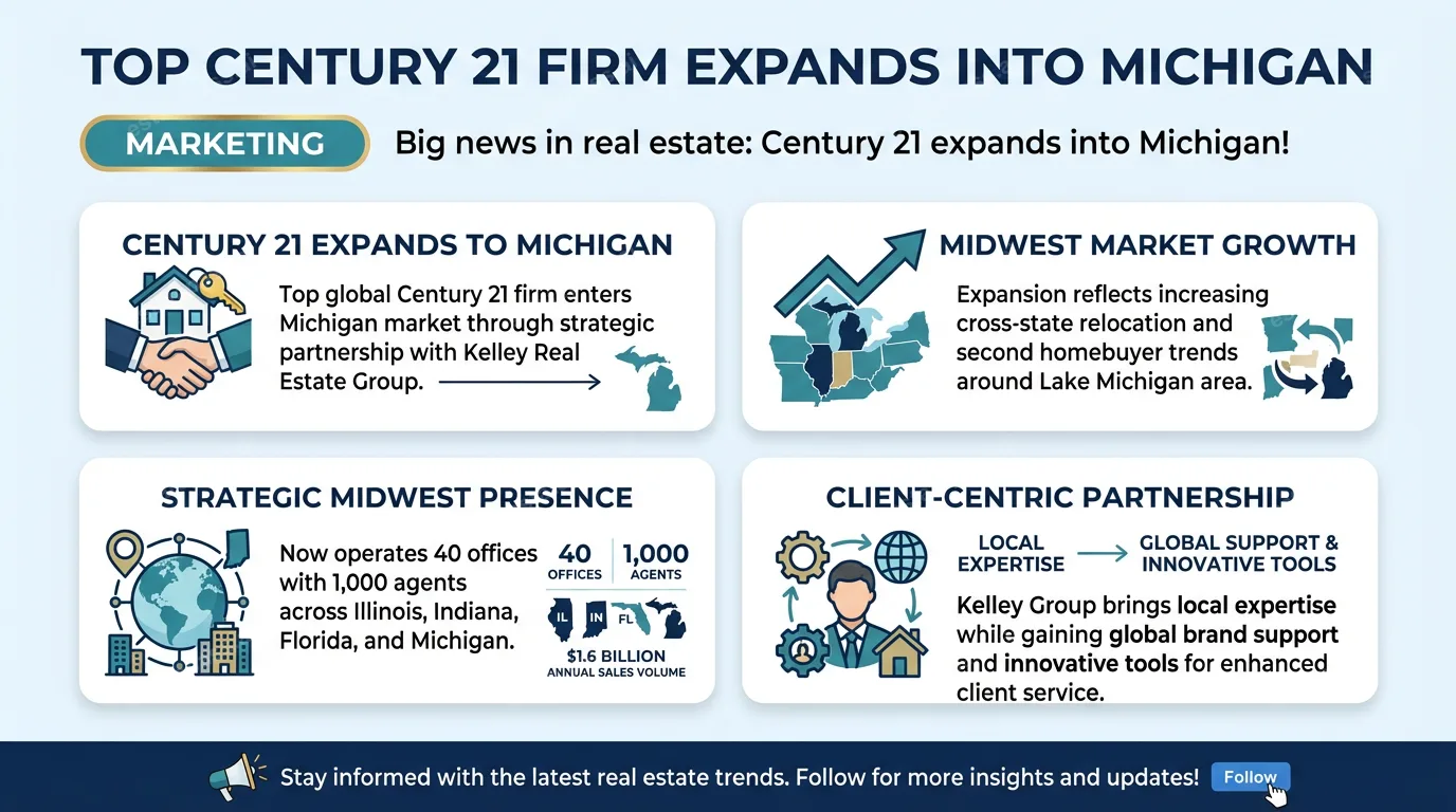 Top Century 21 firm expands into Michigan