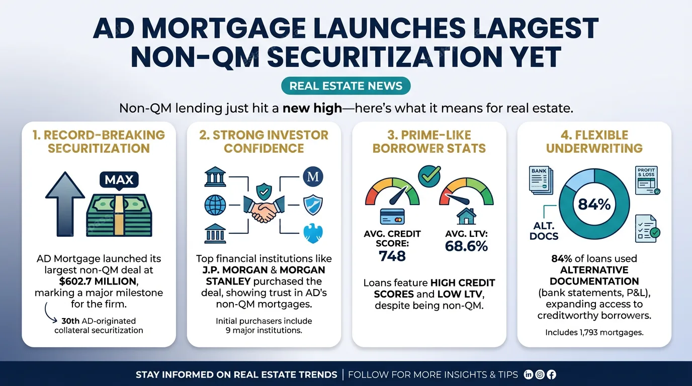 AD Mortgage launches its largest non-QM securitization yet