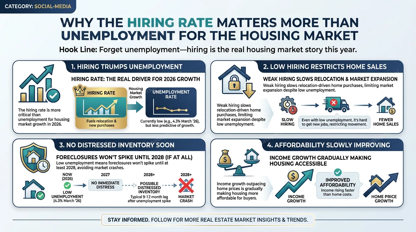 Why the hiring rate matters more than unemployment for the housing market