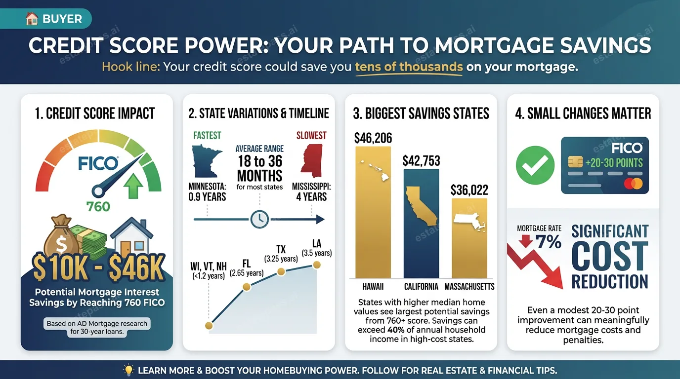 AD Mortgage research shows minor FICO improvements can ease homebuying costs