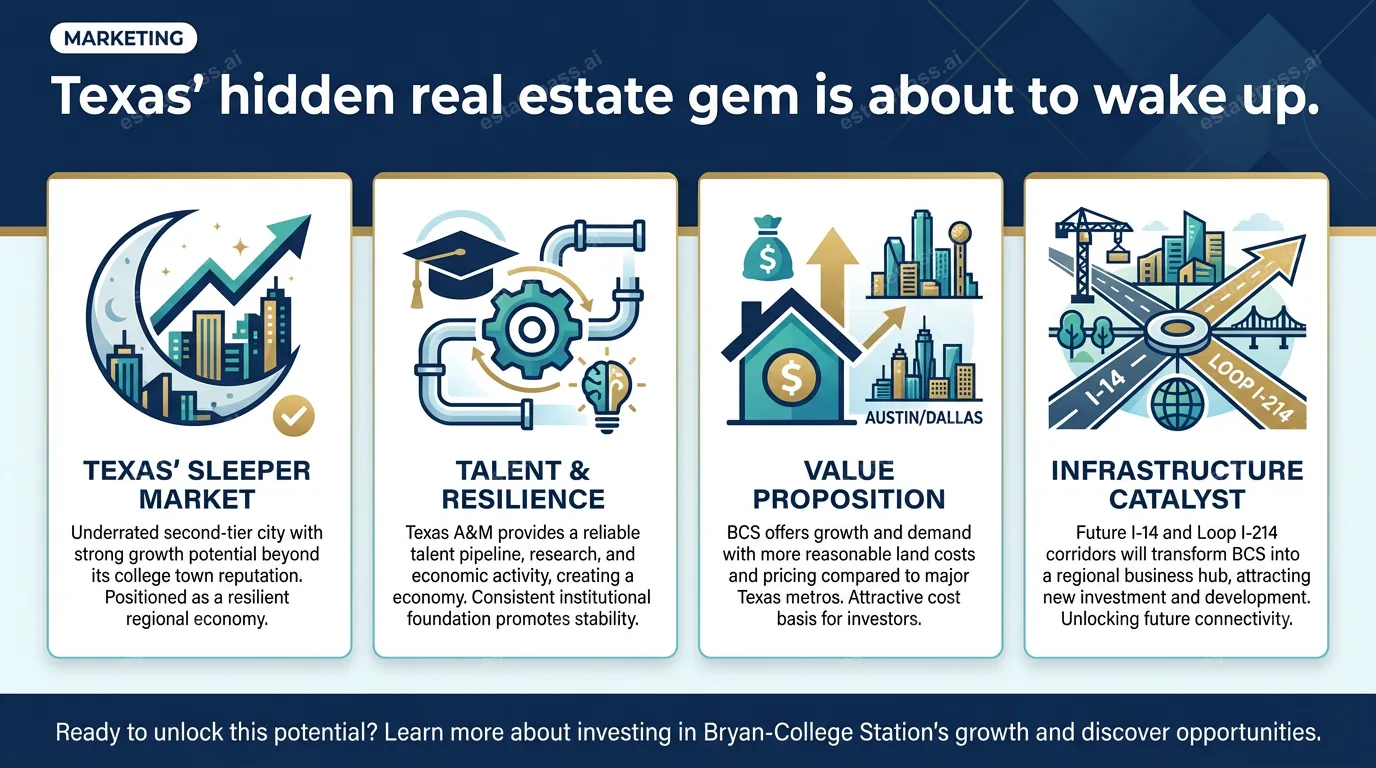 Bryan-College Station is a Texas sleeper market for builders