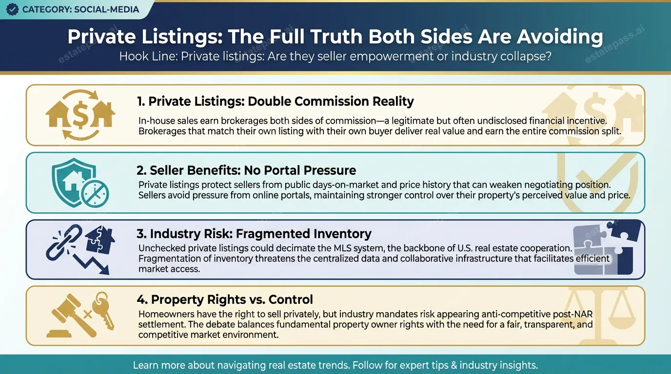 Private listings: The full truth both sides are avoiding