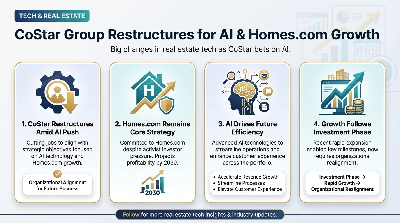 CoStar Group cuts jobs amid AI rollout and Homes.com focus