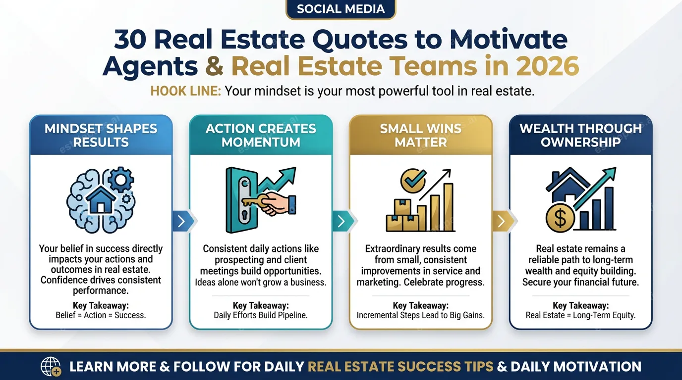 30 Real Estate Quotes to Motivate Agents & Real Estate Teams in 2026