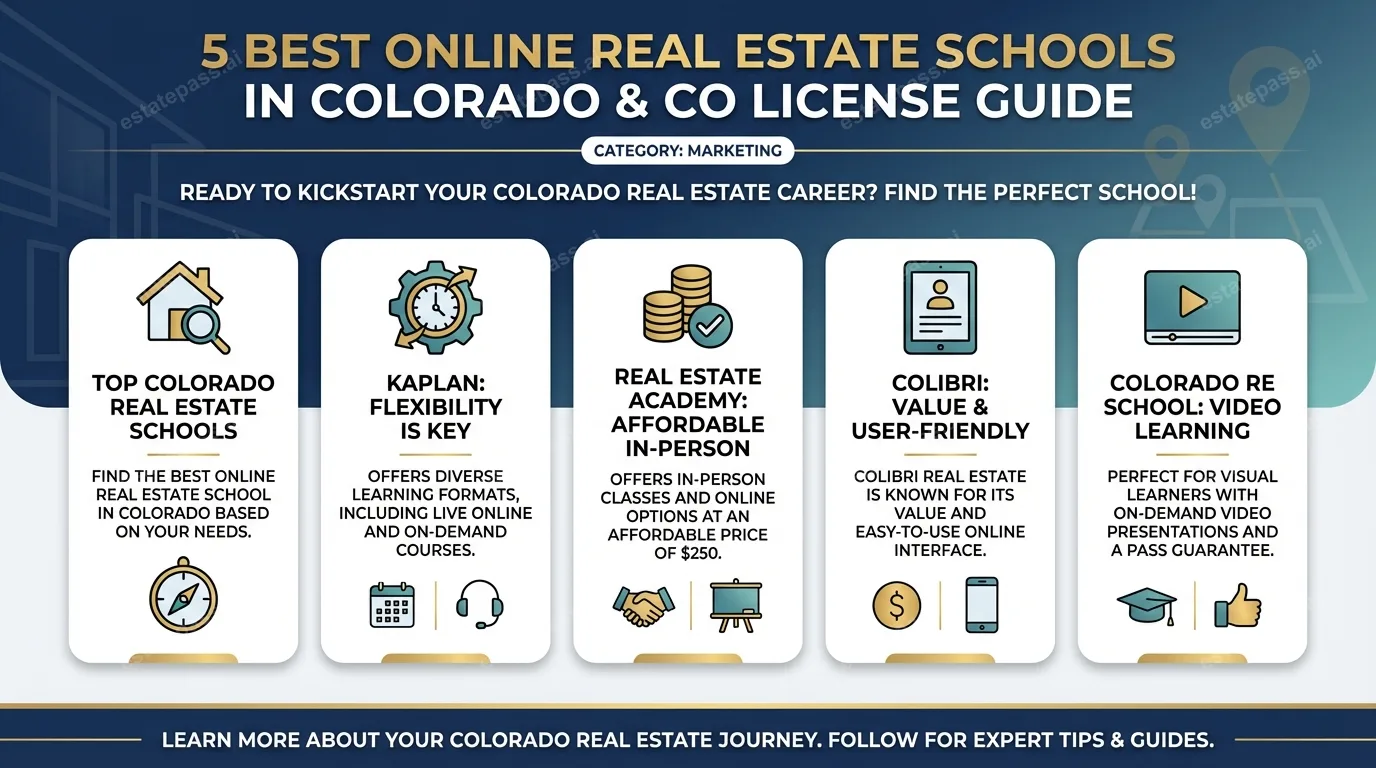 5 Best Online Real Estate Schools in Colorado & CO License Guide