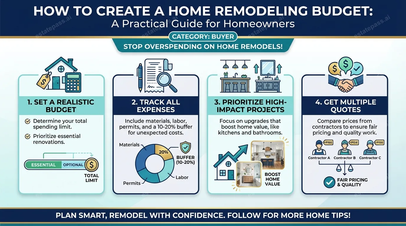 How to Create a Home Remodeling Budget: A Practical Guide for Homeowners