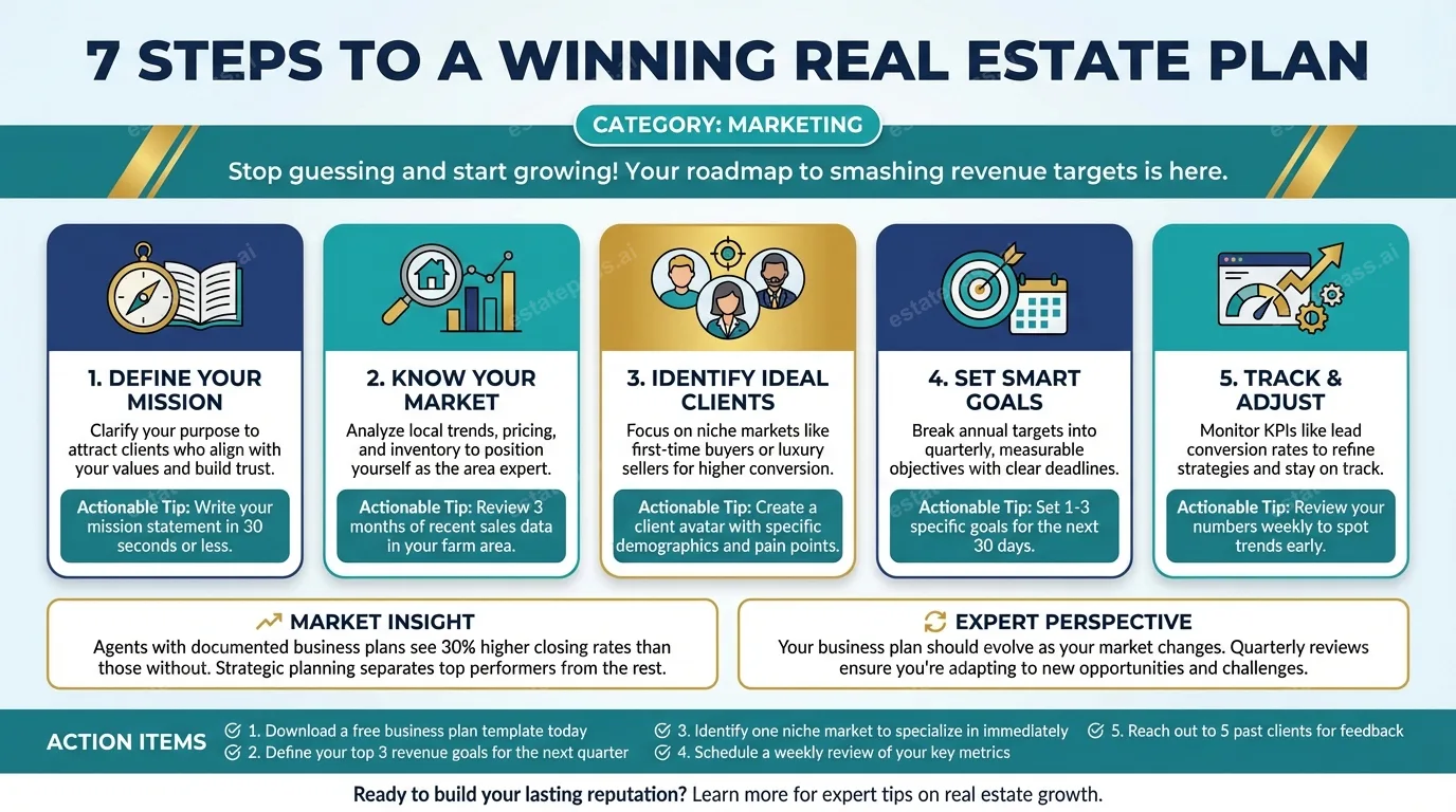 7 Steps to Writing a Real Estate Business Plan [+Template]