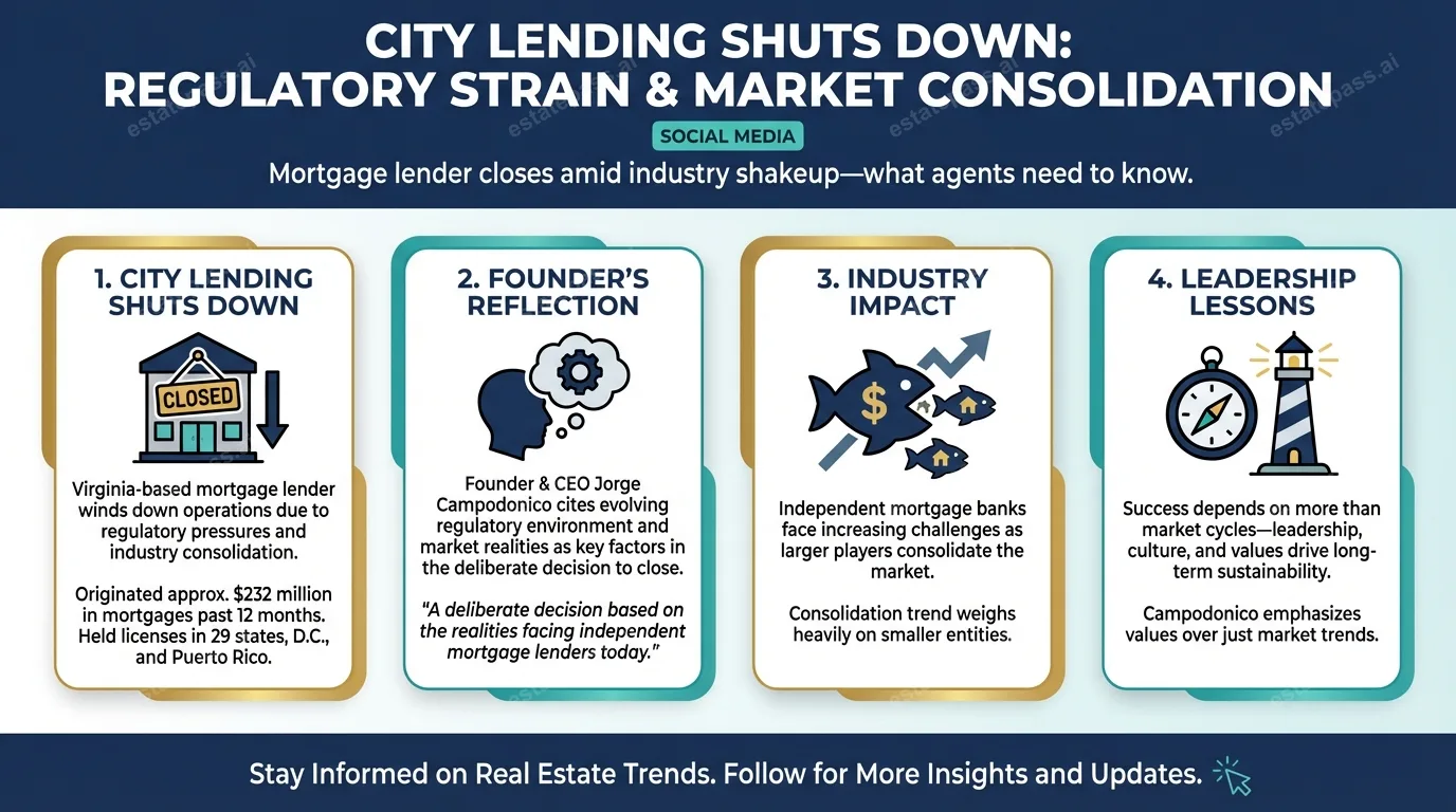 City Lending to shut down amid regulatory strain, market consolidation