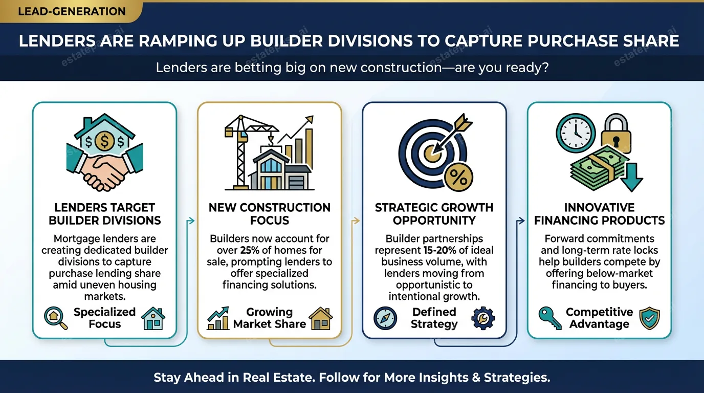 Lenders are ramping up builder divisions to capture purchase share