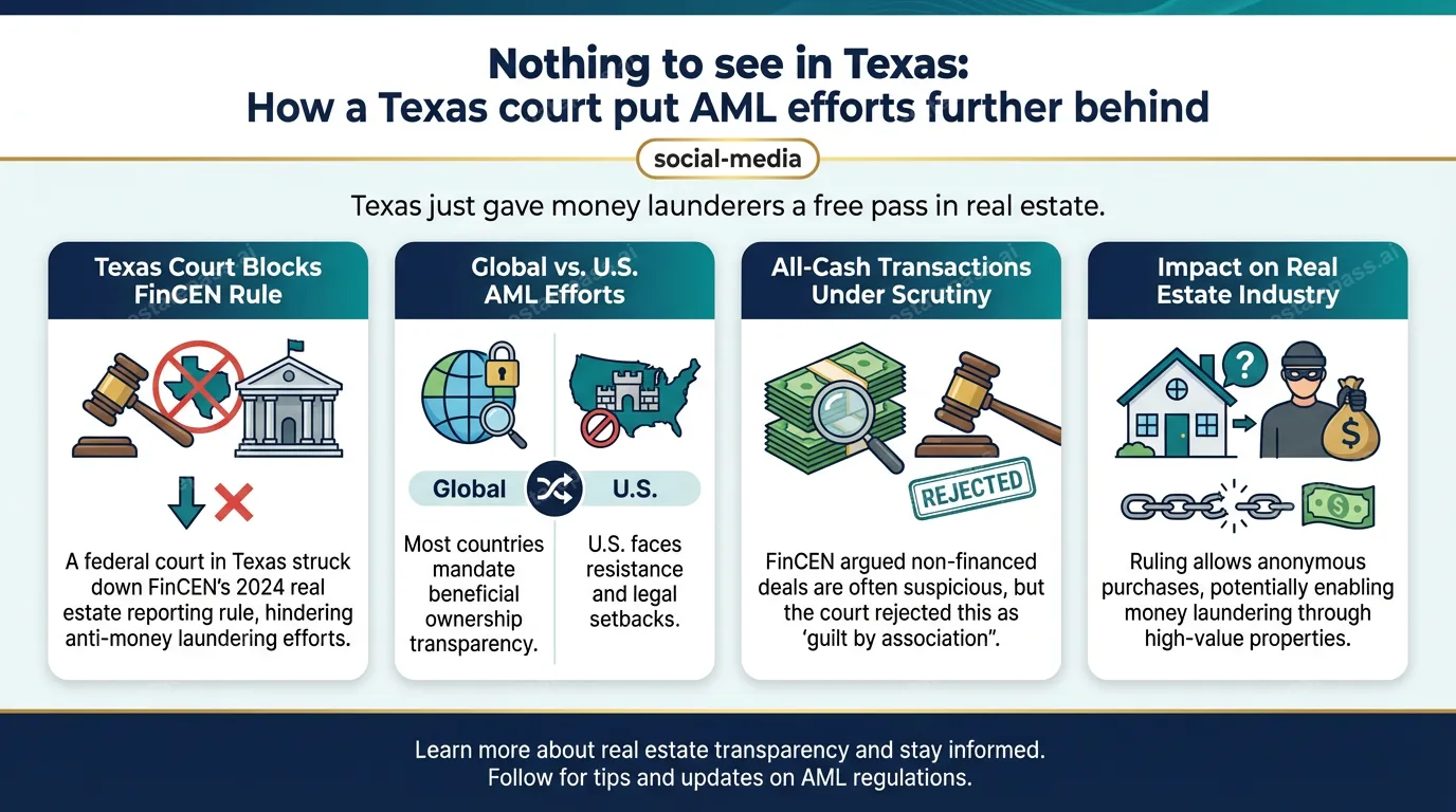 Nothing to see in Texas: How a Texas court put AML efforts further behind
