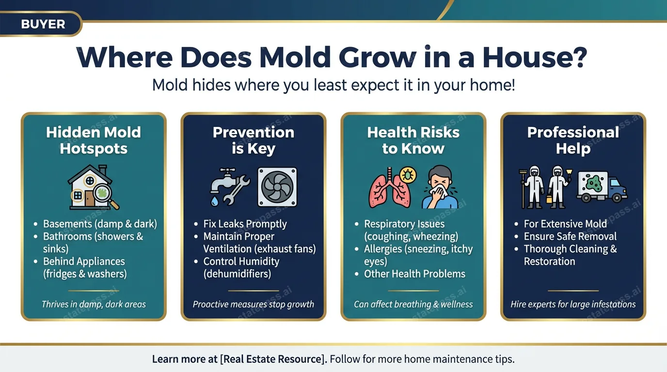 Where Does Mold Grow in a House?