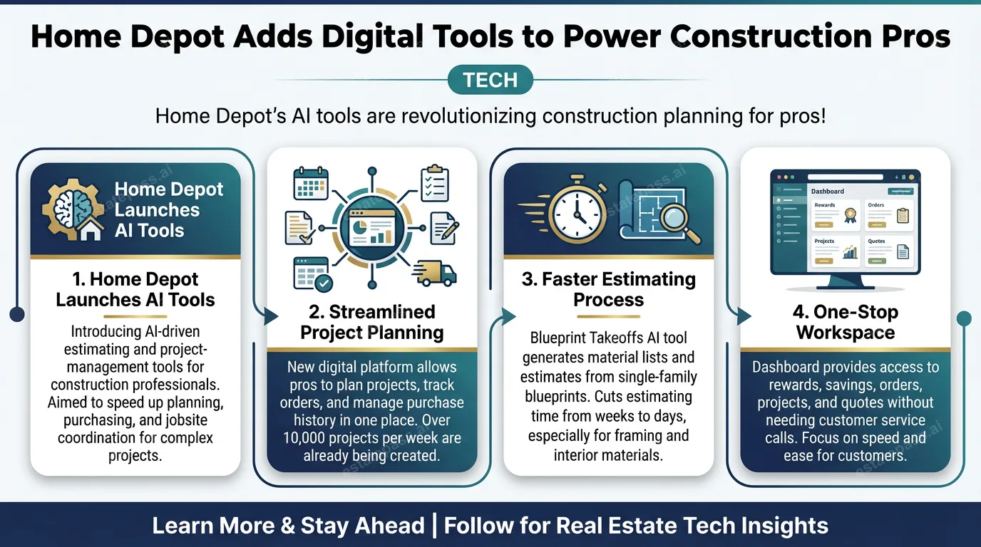 The Home Depot adds digital tools to power construction pros