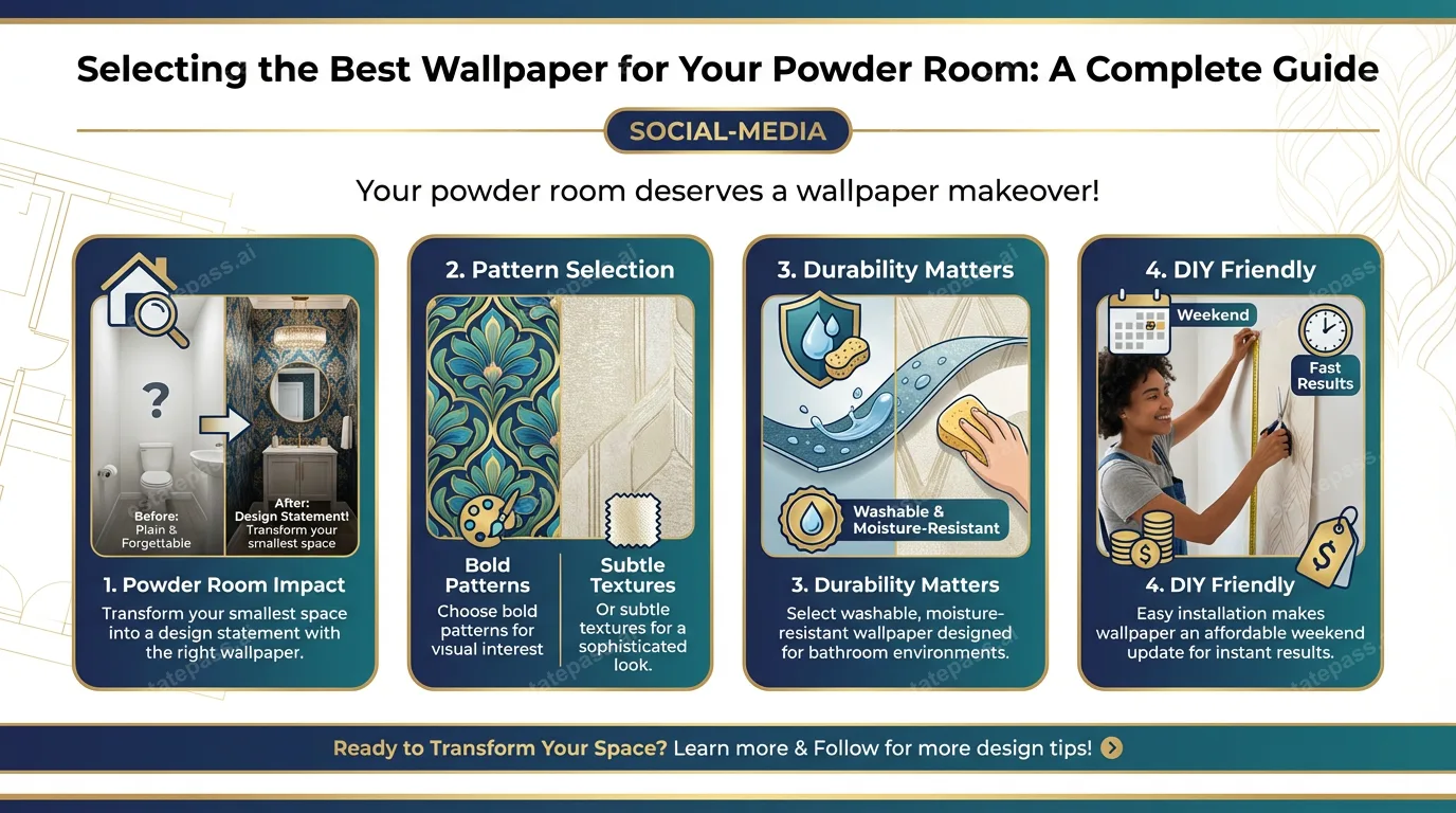 Selecting the Best Wallpaper for Your Powder Room: A Complete Guide